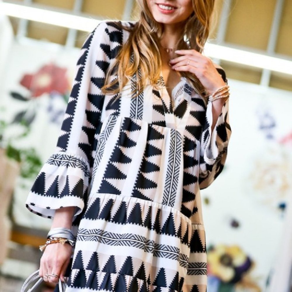 Nilda Geo Dress